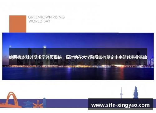 姚明德本科时期求学经历揭秘,探讨他在大学阶段如何奠定未来篮球事业基础 姚明德本科时期求学经历揭秘,探讨他在大学阶段如何奠定未来篮球事业基础